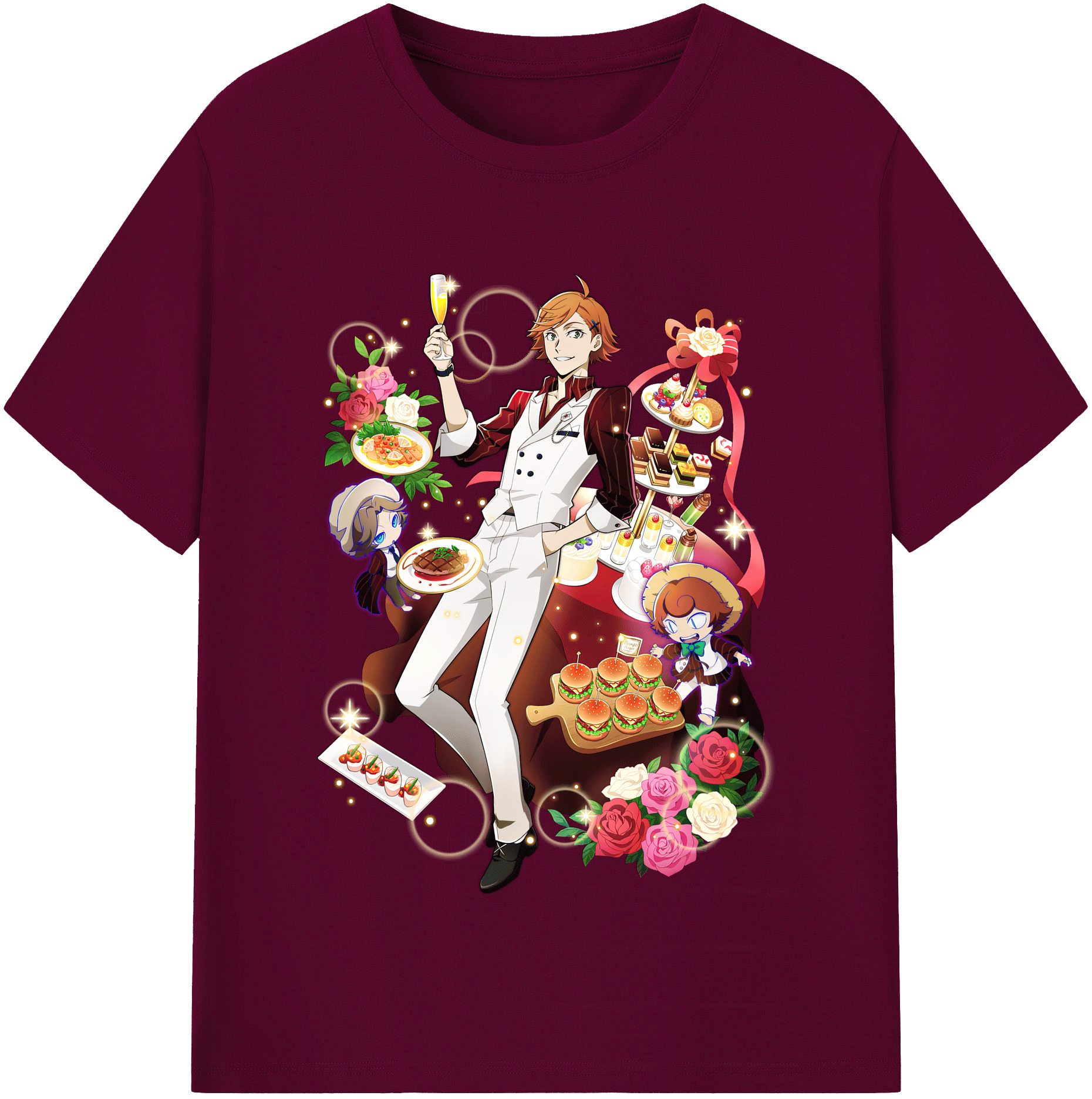 （画像用） 文豪ストレイドッグス Bungo Stray Dogs レディースカジュアルプリントTシャツ（綿100％）